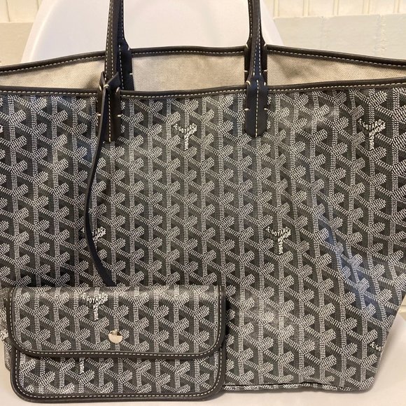 Goyard Bags Goyard Saint Louis Pm Tote Bag Gray With Original